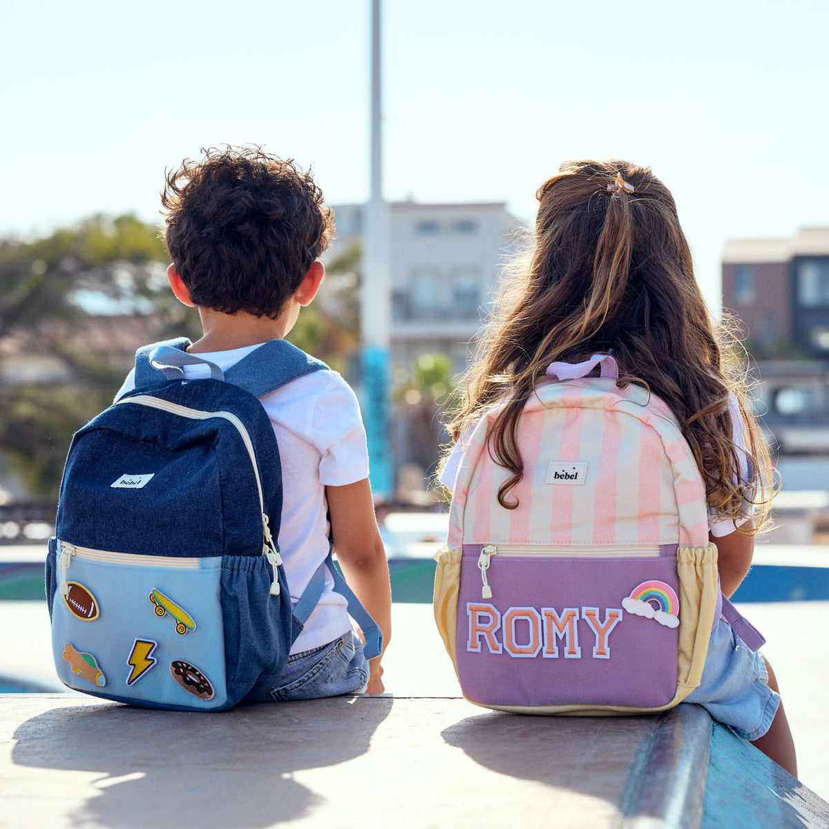 (Rayure Rose|Denim) 2 à 5 ans