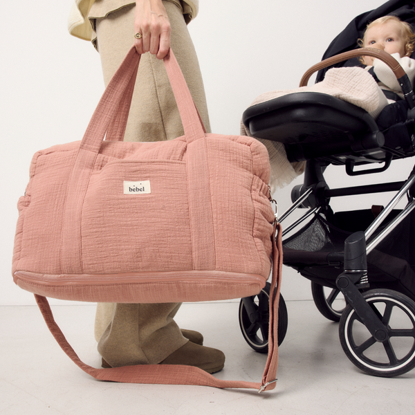 Sac à Langer Personnalisé Bébé – Broderie Prénom Ou Initiales – Pochettes Multiples – Cadeau Naissance Pratique